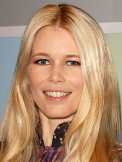 Claudia Schiffer's skin sense