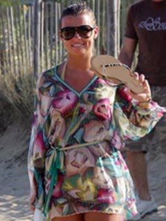 Coleen McLoughlin's cool kaftan