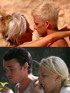 Jade Goody and Jack Tweed in Beckham shoot