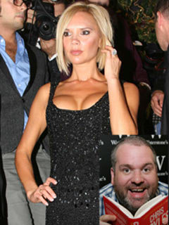 Victoria Beckham and Chris Moyles