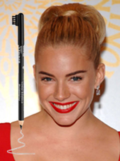 Celebrity trend: Sienna Miller's black brows