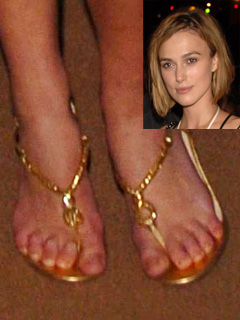 Celebrity Feet on Celebrity Feet  Keira Knightley