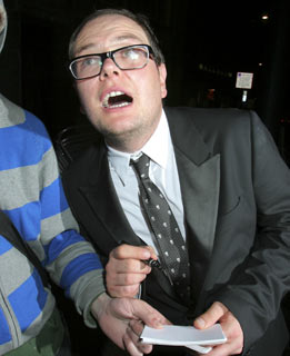 Alan Carr: My ball bag fell out on photoshoot