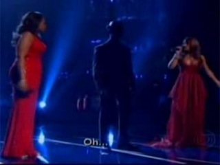 Beyonce Knowles performs at 2007 Oscars