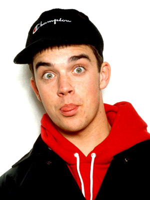 Robbie Williams: Take That alien | Pictures | Now Magazine | Celebrity Gossip