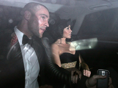 Stars arrive at Simon Cowell's 50th birthday party