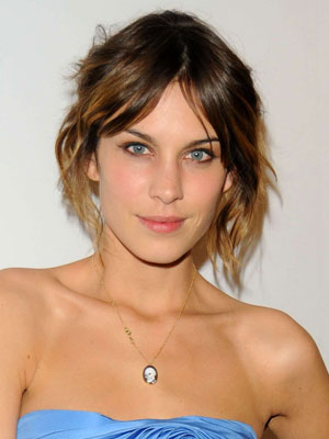 Alexa Chung's clear complexion