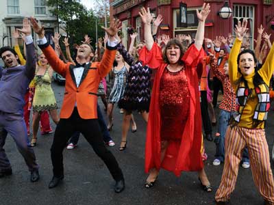 Adam Croasdell, John Partridge, Cheryl Fergison and Shona McGarty Charlie Hawkins |Pictures|Now Magazine| TV News| Celebrity Gossip