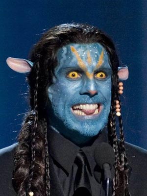 VIDEO Ben Stiller dresses as Avatar character at Oscars