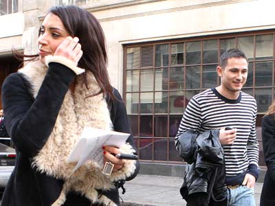 Christine Bleakley and Frank Lampard's loved-up date