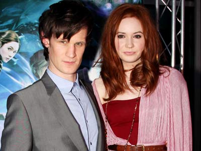 Matt Smith & Karen Gillan | Doctor Who premiere | pictures | now magazine |celebrity gossip 