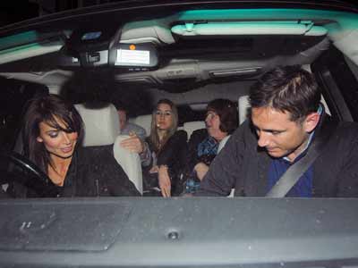 Christine Bleakley and Frank Lampard get the giggles
