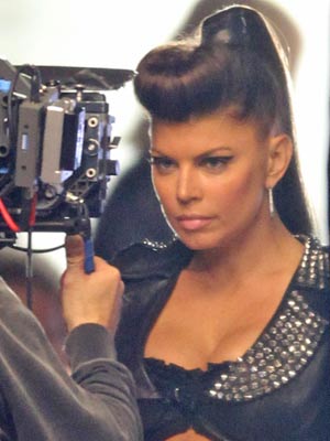Fergie's quick quiff