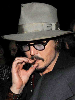 Celebrity Smokers |Johnny Depp | Pictures | Now Magazine | Celebrity Gossip