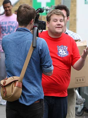 Dizzee Rascal and James Corden shoot new video | pictures | now magazine | celebrity gossip