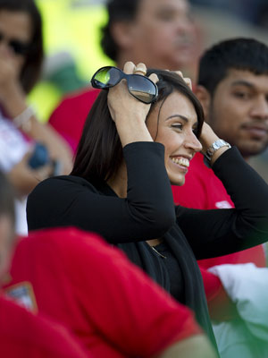 PICS Christine Bleakley watches boyfriend Frank Lampard crash out of World Cup