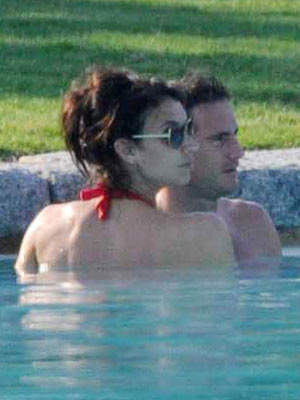 PICS Christine Bleakley and Frank Lampard soak up the sun in Sardinia