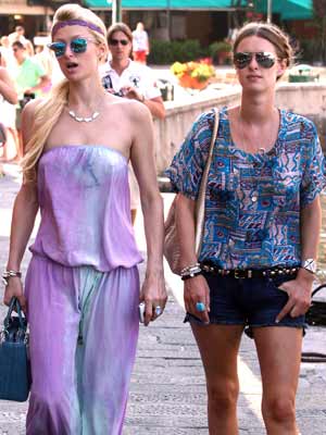 Paris and Nicky hit the shops of Portofino | Paris and Nicky Hilton | Pictures | Now Magazine | Celebrity | Celebrity Gossip