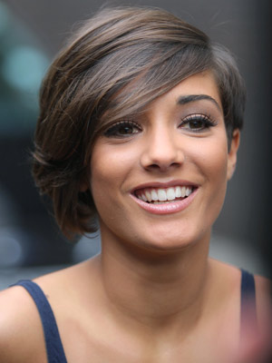 Frankie Sandford's sexy haircut