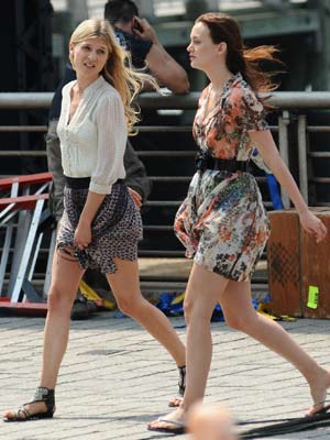 Leighton Meester and Clemence Poesy | Celebrity | New | Now | Celebrity spy | Celebrity Gossip | Pictures | Photos | Gallery