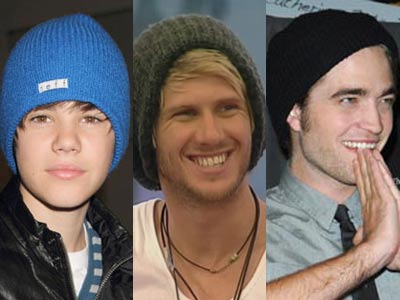 Celebrity blokes in beanies