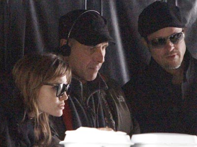 Angelina Jolie and Brad Pitt shoot her new film in Budapest