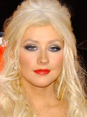 Christina Aguilera's glowing skin
