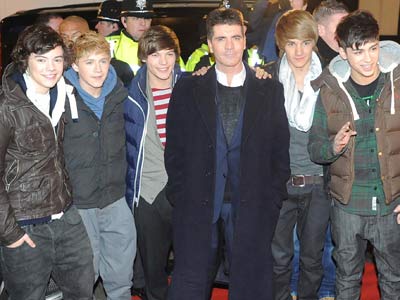 One Direction and Simon Cowell cause mayhem in Wolverhampton