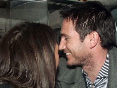 Christine Bleakley and Frank Lampard head out for a bite to eat