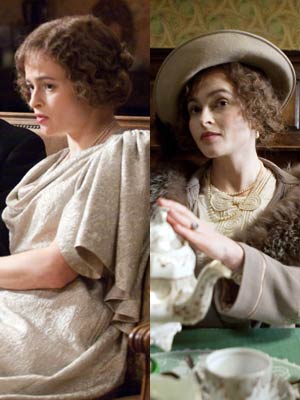 Helena Bonham Carter does vintage chic