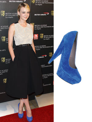 Carey Mulligan�s statement platform shoes