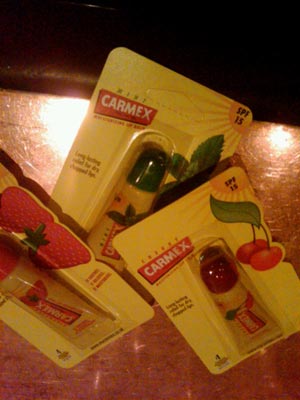 I popped my Carmex cherry last night