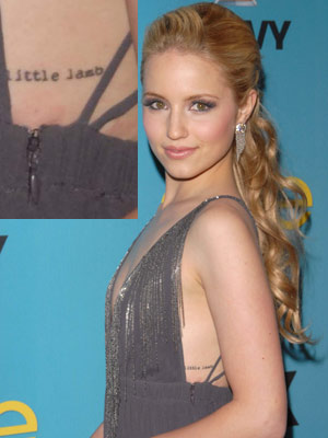 Dianna Agron tattoos Dianna Agron tattoos
