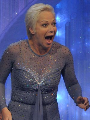 VIDEO Denise Welch's angry husband confronts Jason Gardiner before she's voted off Dancing On Ice 