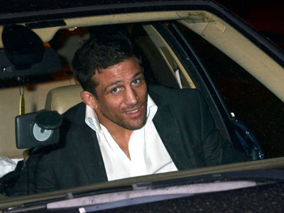Alex Reid attends Liz McClarnon's birthday party