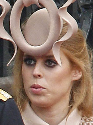 Princess Beatrice goes to Royal Wedding with two 'black eyes'
