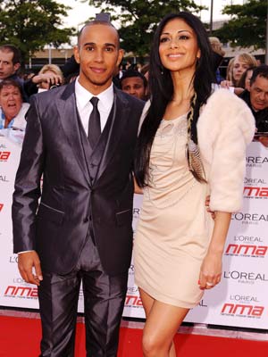 Nicole Scherzinger: I'm not engaged to Lewis Hamilton, despite what Dad says