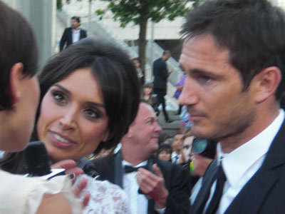 EXCLUSIVE Christine Bleakley and Frank Lampard work the red carpet at National Movie Awards 2011