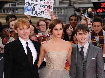 Rupert Grint, Emma Watson and Daniel Radcliffe | Harry Potter And The Deathly Hallows: Part 2 premiere | Pictures | Photos | New