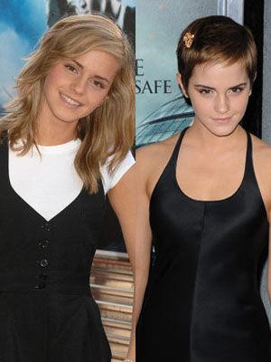 Celebrity hairstyles - from long hair to short