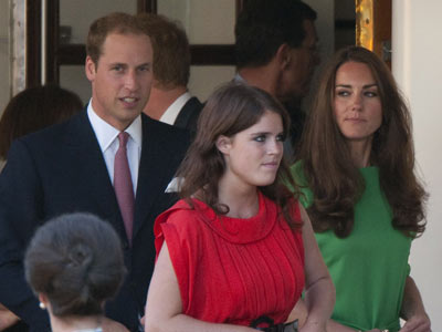 Prince William, Princess Eugenie and Kate Middleton | Zara Phliips and Mike Tindall's pre-wedding party | Pictures | Photos | New