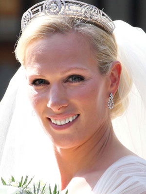 Royal bride Zara Phillips looks beautiful on her big day