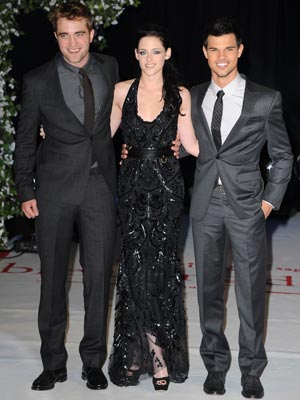 Robert Pattinson, Kristen Stewart and Taylor Lautner | The Twilight Saga: Breaking Dawn Part 1 London premiere | Pictures | Photos | New | Celebrity News