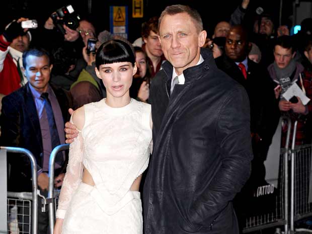 Daniel Craig takes the lead at The Girl With The Dragon Tattoo London movie premiere