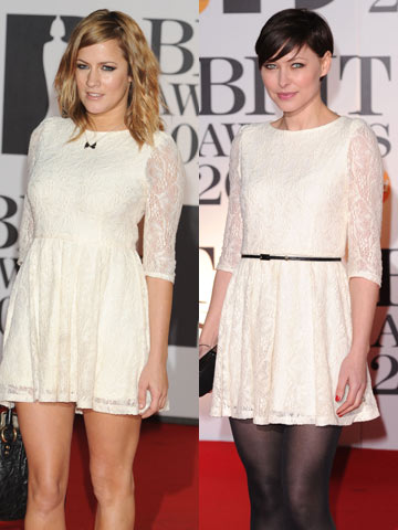 NEW PICTURES of SNAP DRESS! Frockgate 2011 - celebrity same outfits