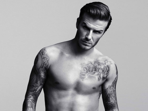 David Beckham shows off hot body to model new H&M underwear collection 