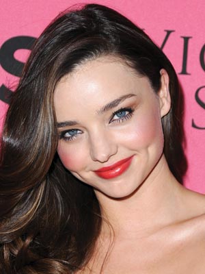 Miranda Kerr's cute pink cheeks