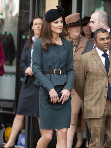 PICTURES High street queen Kate Middleton visits Leicester with Wills' gran