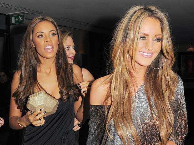 The Saturdays party with TV stars in London for Rochelle Wiseman's birthday 