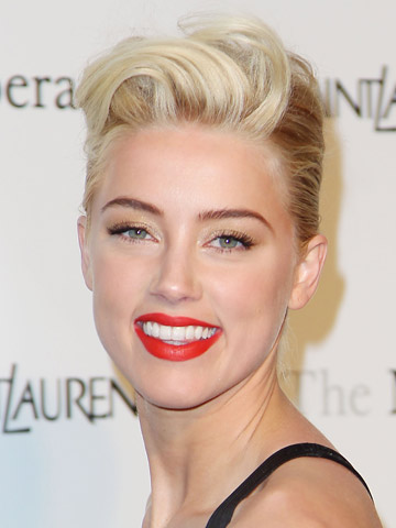 Amber Heard's traffic light lips